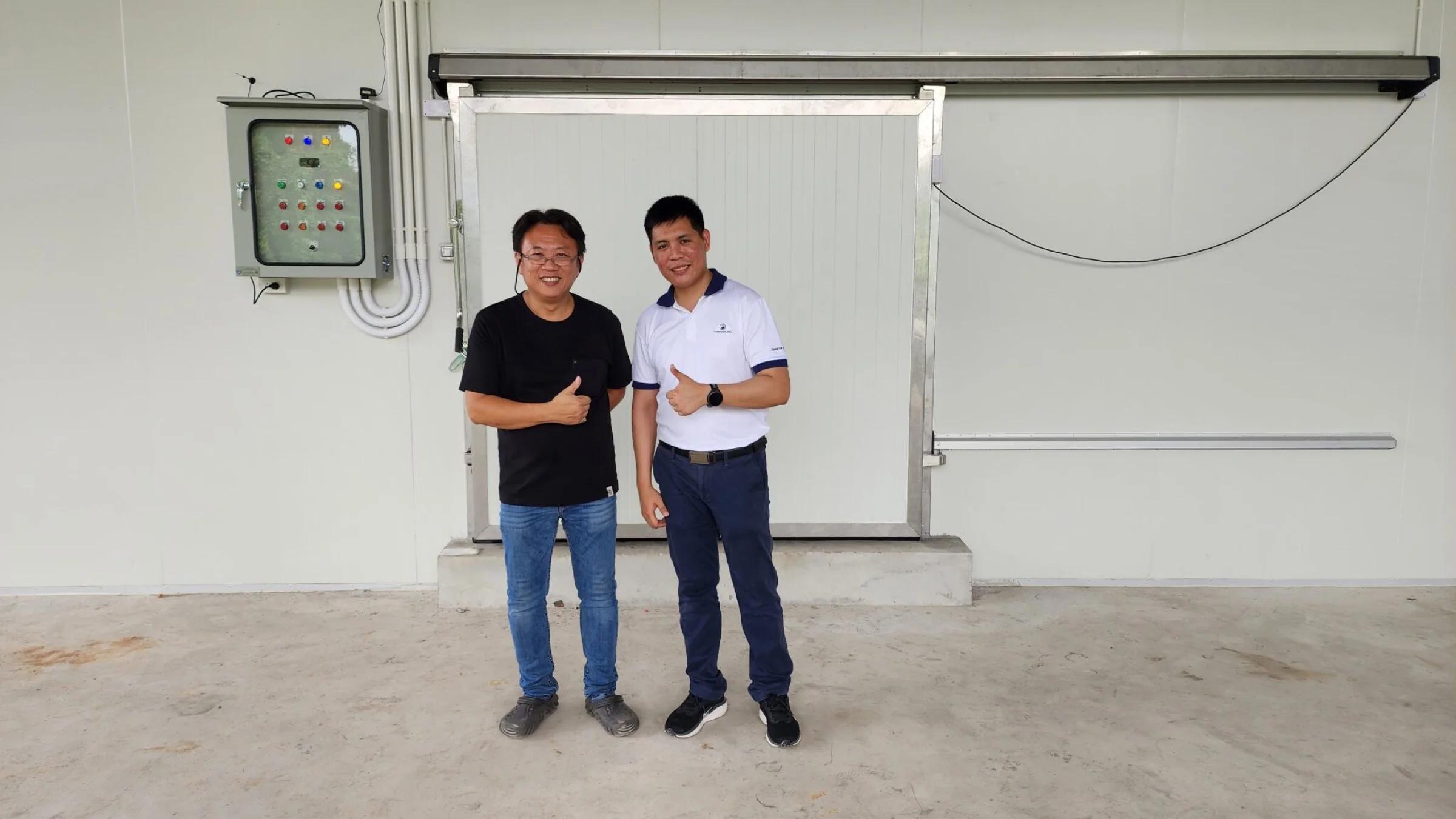 ติดตั้งห้องเย็น ณ ของฝากแม่กลอง คุณศุภกิจ จ.นครพนม